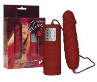 Классический вибратор – Velvet red Swirl Penisvibe