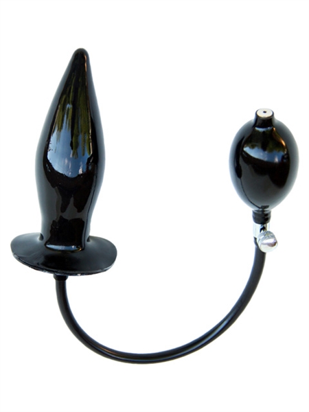 Анальная пробка с помпой, размер L от Mister B, 13.5х3.5 см