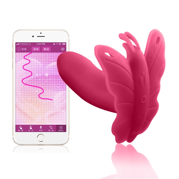 Стимулятор для клитора Realov Lydia I – Smart Butterfly Vibe – App Control, розовый