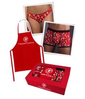 Admas подарочный набор для пары – боксеры, браги и фартук