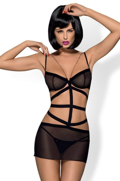 Сексуальный комплект Obsessive Bondy chemise , L/XL