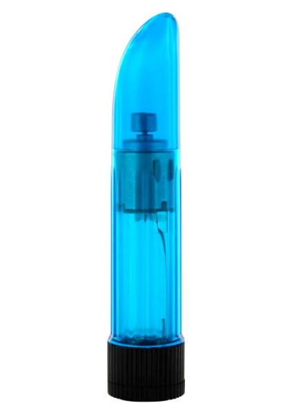 Вибратор пластиковый Crystal Clear, 13Х2,5 см , зеленый
