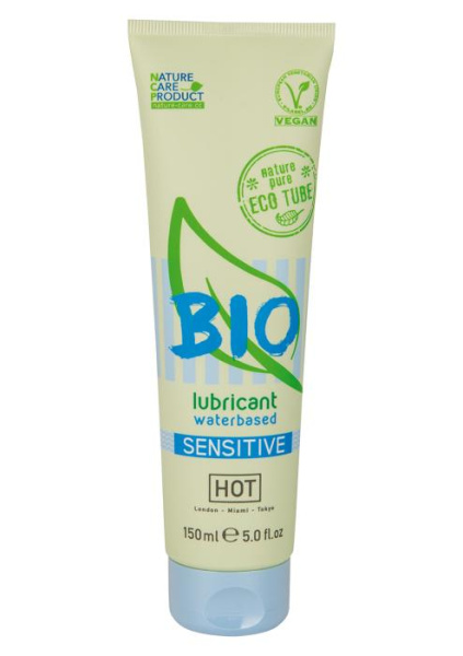 Органическая интимная смазка Hot Bio Sensitive, 150 мл