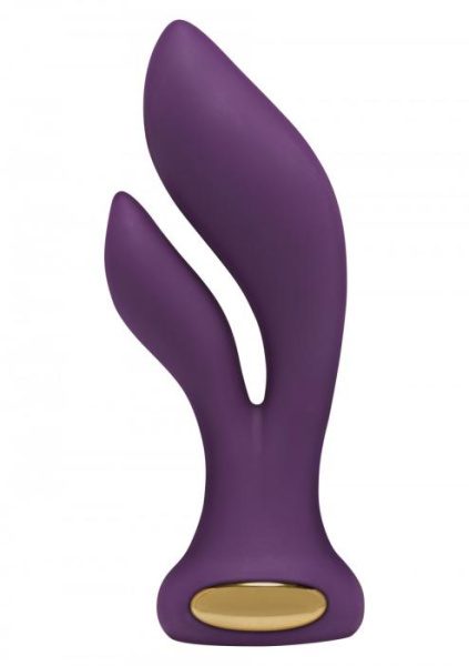 ToyJoy Lovelight Aura Double Stimulator вибратор для двойной стимуляции, 9,5х3 см, пурпурный