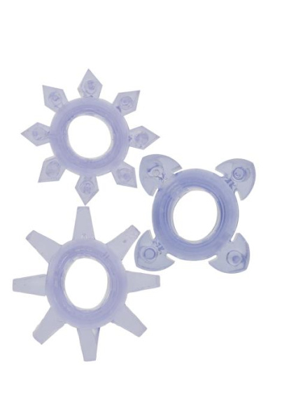 Эрекционные кольца Tickle C-rings Purple