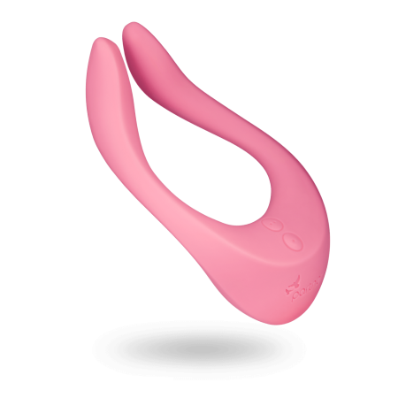 Satisfyer Partner Multifun 2 – многофункциональный вибратор для пар, 13х7х3,5 см