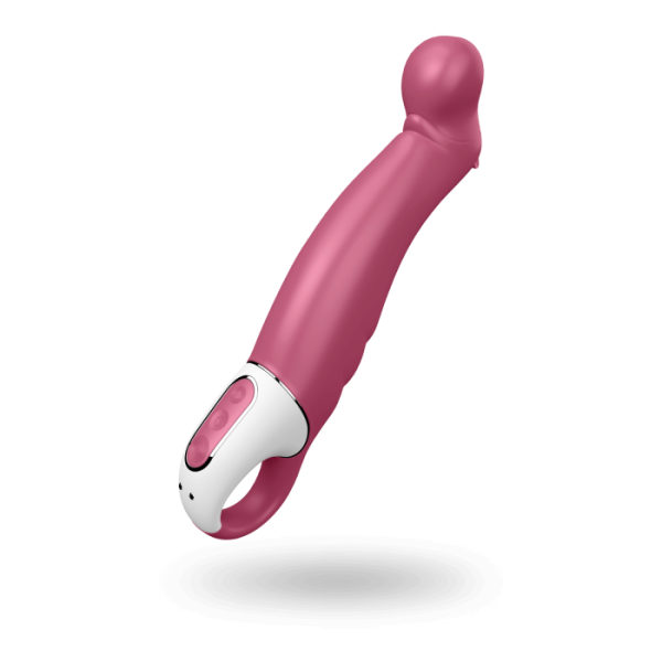 Мощный вибратор Satisfyer Vibes Petting Hippo с гибким стволом, литой силикон, 12 режимов работы
