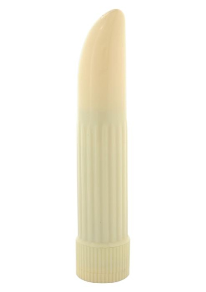Вибратор пластиковый Lady Finger mini, 13Х2,5 см, белый