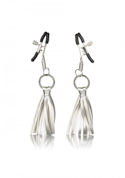 CalExotics Playful Tassels Nipple Clamps зажимы для сосков с кисточками, золотистый