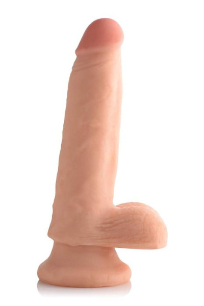 6 Inch Ultra Real Dual Layer Suction Cup Dildo – фаллоимитатор 13х4,5 см.