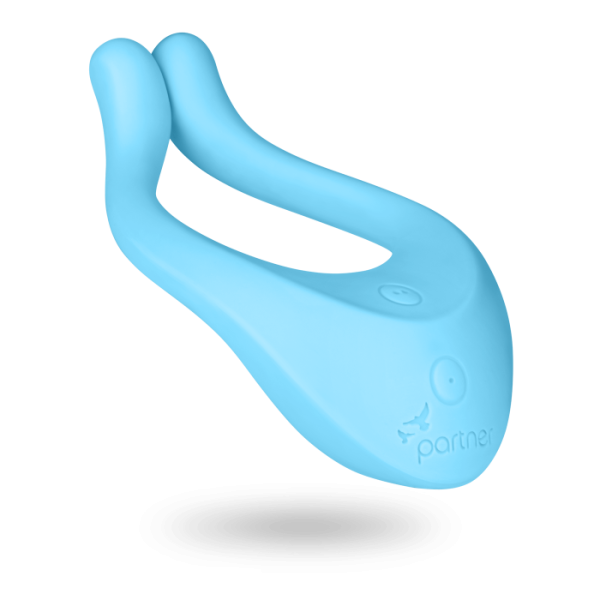 Satisfyer Partner Multifun 1 – многофункциональный вибратор для пар, 13х6,5х3,5 см.
