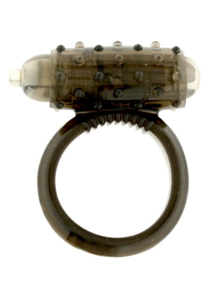 Эрекционное кольцо с вибрацией VIibrating Cockring Silicon, прозрачный