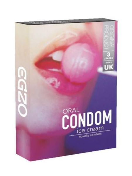 EGZO Ice cream – презервативы оральные со вкусом ванильного мороженого