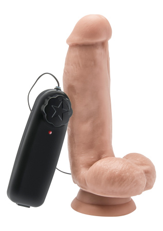 Реалистичный вибратор Cock 6 Inch W/ Balls Flesh, 15х4 см