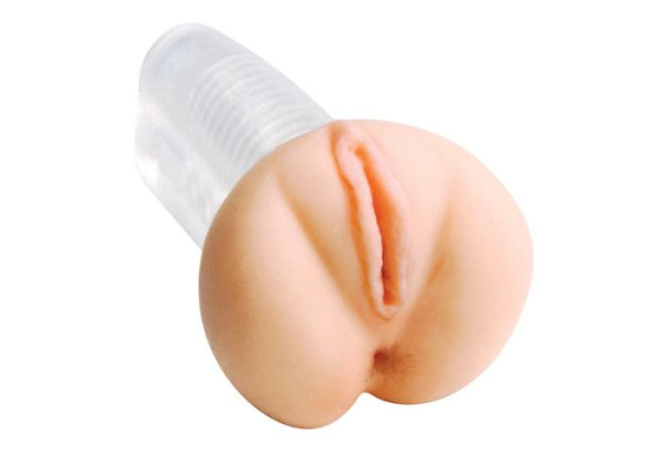 Мастурбатор вагина и анус CyberSkin® Ice Action-View Pussy and Ass Stroker