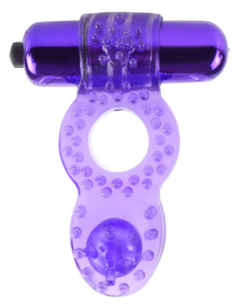 Pipdream Ball Banger Super эрекционное кольцо с вибрацией, фиолетовый