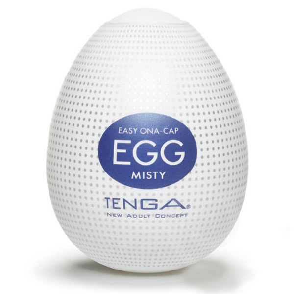 Мастурбатор-яйцо Tenga Egg Misty II, плотный TPE, пробник лубриканта 5 мл