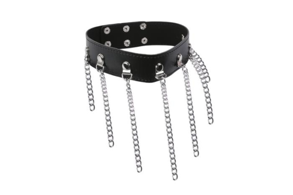 Ошейник с цепочками
