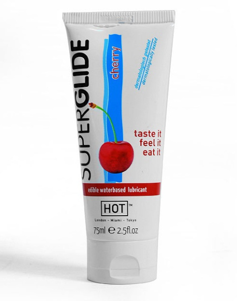 Оральный лубрикант со вкусом вишни Superglide, 75 мл