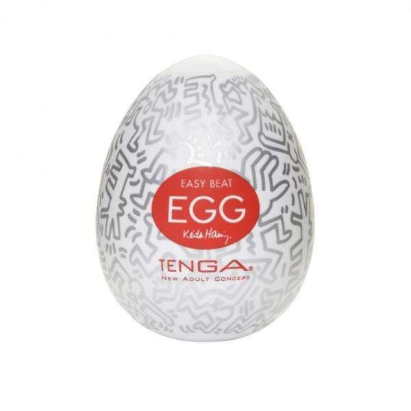 Мастурбатор-яйцо Tenga Keith Haring Egg Party