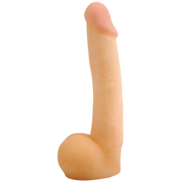 Фаллоимитатор из киберкожи CyberSkin CyberCock with Balls, 15,25х4,1 см