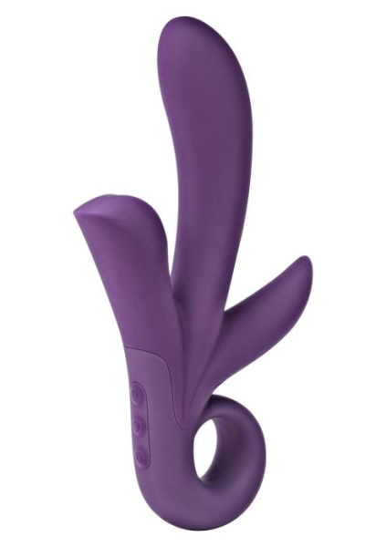 Вибратор для тройного удовольствия Trinity Vibrator , 12х3,5 см