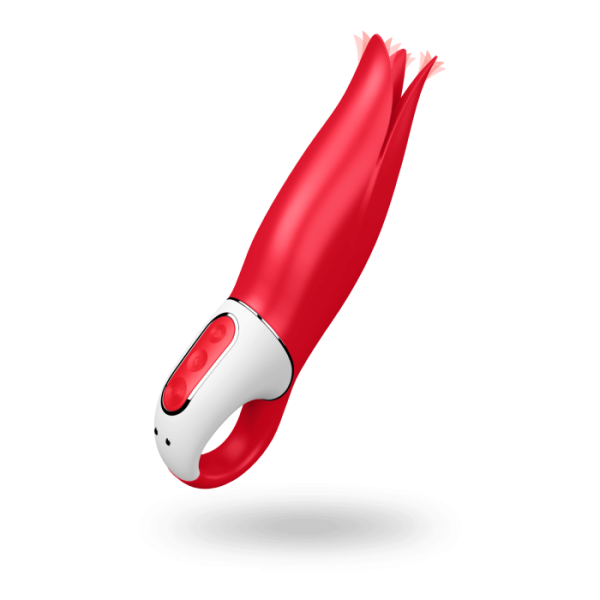 Мощный вибратор Satisfyer Vibes Power Flower с нежными трепещущими лепестками, 12 режимов работы