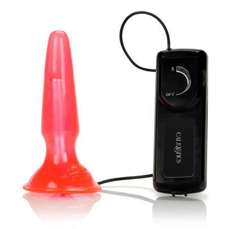 Анальная пробка с вибрацией Tush Teasers, 9х3 см, фиолетовый